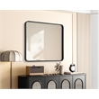Elegant Decor Contour Metal Rectangle Mirror 30X36