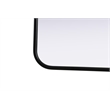 Elegant Decor Contour Metal Rectangle Mirror 30X36