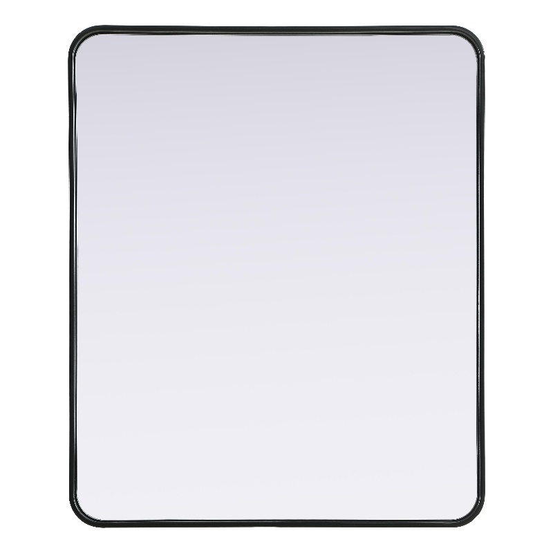 Elegant Decor Contour Metal Rectangle Mirror 30X36