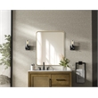 Elegant Decor Contour Metal Rectangle Mirror 30X36