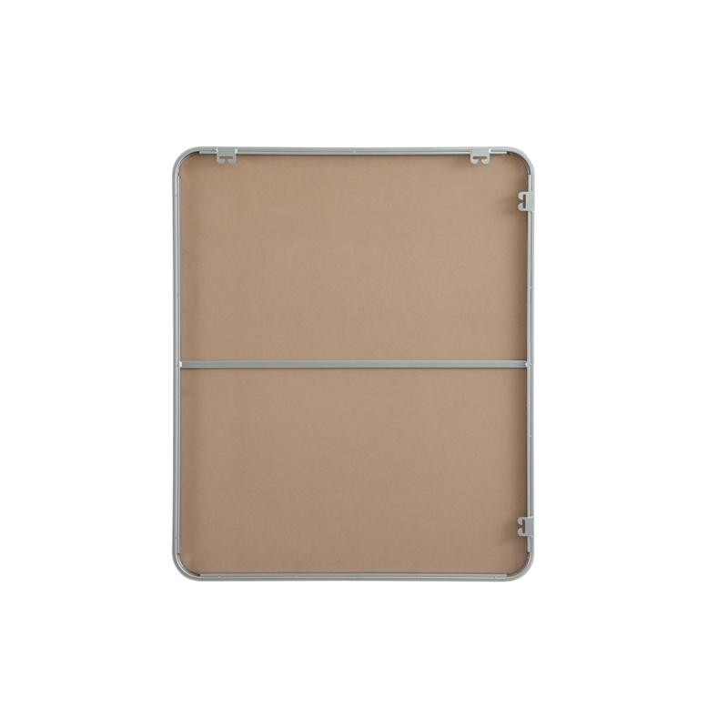 Elegant Decor Contour Metal Rectangle Mirror 30X36
