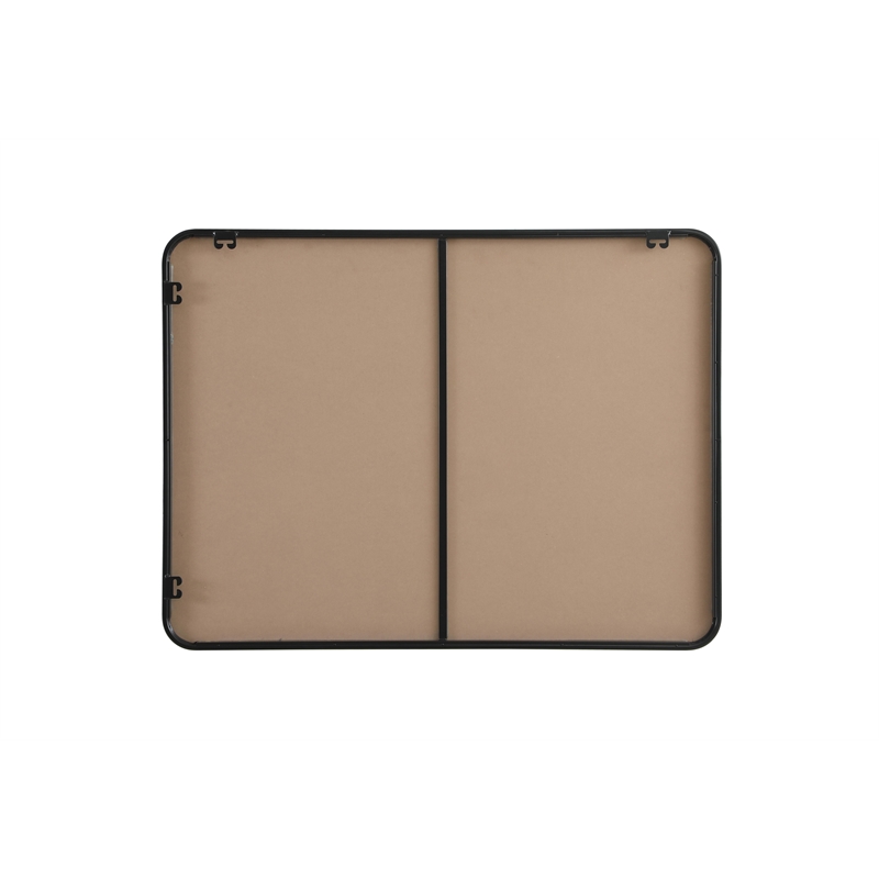 Elegant Decor Contour Metal Rectangle Mirror 30X40