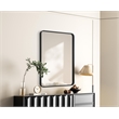 Elegant Decor Contour Metal Rectangle Mirror 30X40