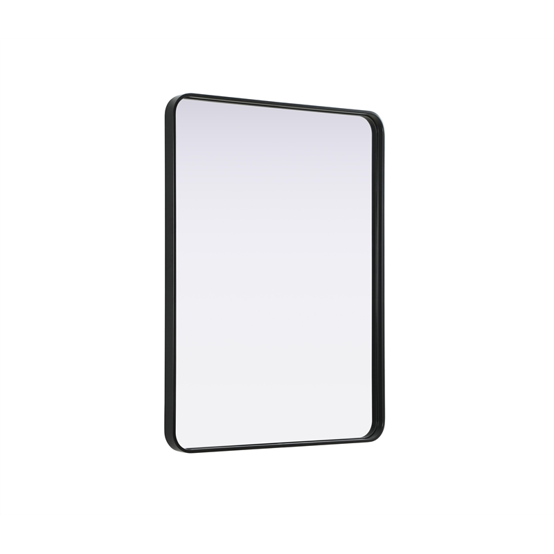 Elegant Decor Contour Metal Rectangle Mirror 30X40