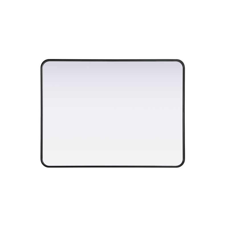 Elegant Decor Contour Metal Rectangle Mirror 30X40