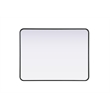 Elegant Decor Contour Metal Rectangle Mirror 30X40