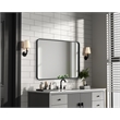 Elegant Decor Contour Metal Rectangle Mirror 30X40
