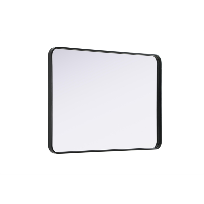 Elegant Decor Contour Metal Rectangle Mirror 30X40