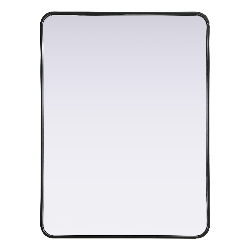 Elegant Decor Contour Metal Rectangle Mirror 30X40