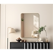 Elegant Decor Contour Metal Rectangle Mirror 30X40