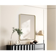 Elegant Decor Contour Metal Rectangle Mirror 30X40