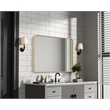 Elegant Decor Contour Metal Rectangle Mirror 30X40
