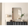 Elegant Decor Contour Metal Rectangle Mirror 30X40