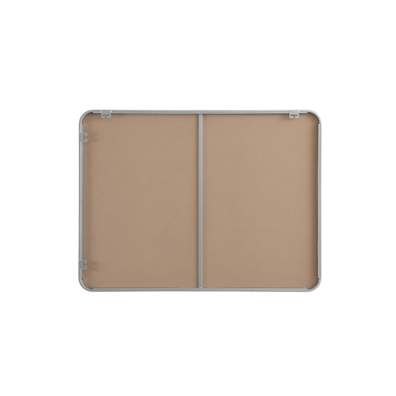 Elegant Decor Contour Metal Rectangle Mirror 30X40