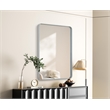Elegant Decor Contour Metal Rectangle Mirror 30X40