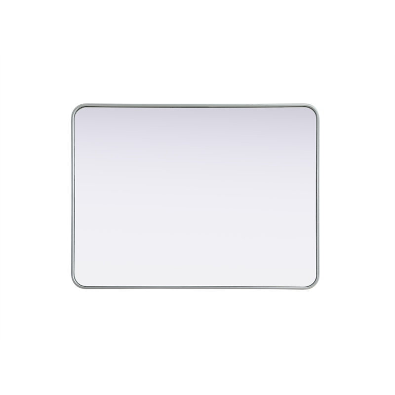 Elegant Decor Contour Metal Rectangle Mirror 30X40