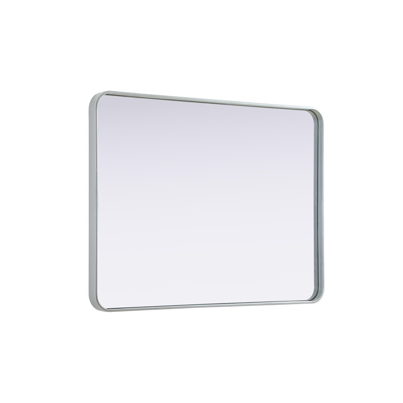 Elegant Decor Contour Metal Rectangle Mirror 30X40