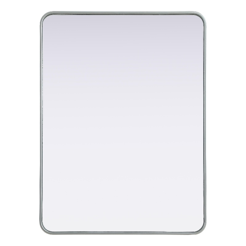 Elegant Decor Contour Metal Rectangle Mirror 30X40