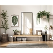 Elegant Decor Contour Metal Rectangle Mirror 30X60