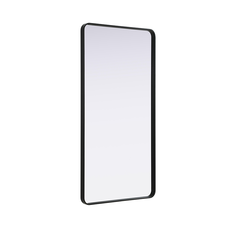 Elegant Decor Contour Metal Rectangle Mirror 30X60