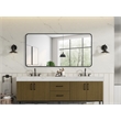 Elegant Decor Contour Metal Rectangle Mirror 30X60