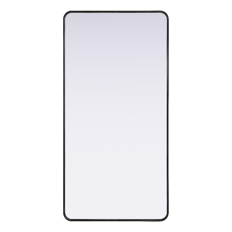 Elegant Decor Contour Metal Rectangle Mirror 30X60