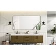 Elegant Decor Contour Metal Rectangle Mirror 30X60