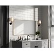 Elegant Decor Contour Metal Rectangle Mirror 30X60
