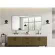 Elegant Decor Contour Metal Rectangle Mirror 30X60