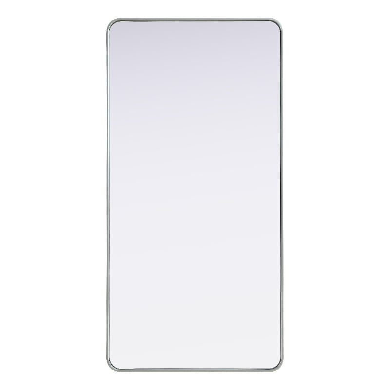 Elegant Decor Contour Metal Rectangle Mirror 30X60