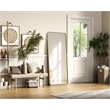 Elegant Decor Contour Metal Rectangle Mirror 32X72 In Brass