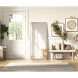 Elegant Decor Contour Metal Rectangle Mirror 32X72 In Silver
