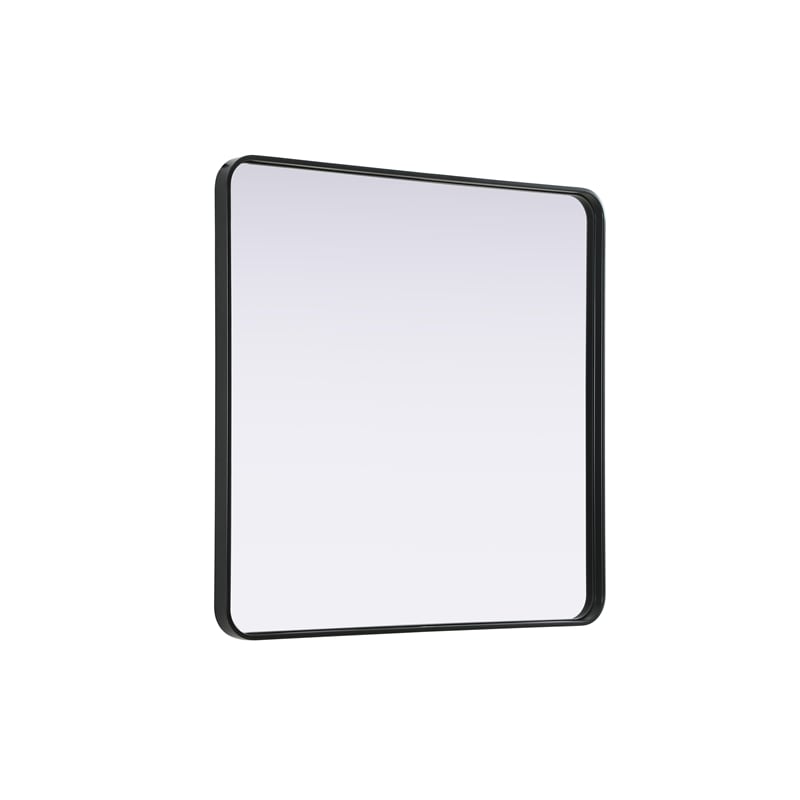 Elegant Decor Contour Metal Rectangle Mirror 36X36