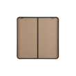 Elegant Decor Contour Metal Rectangle Mirror 36X36
