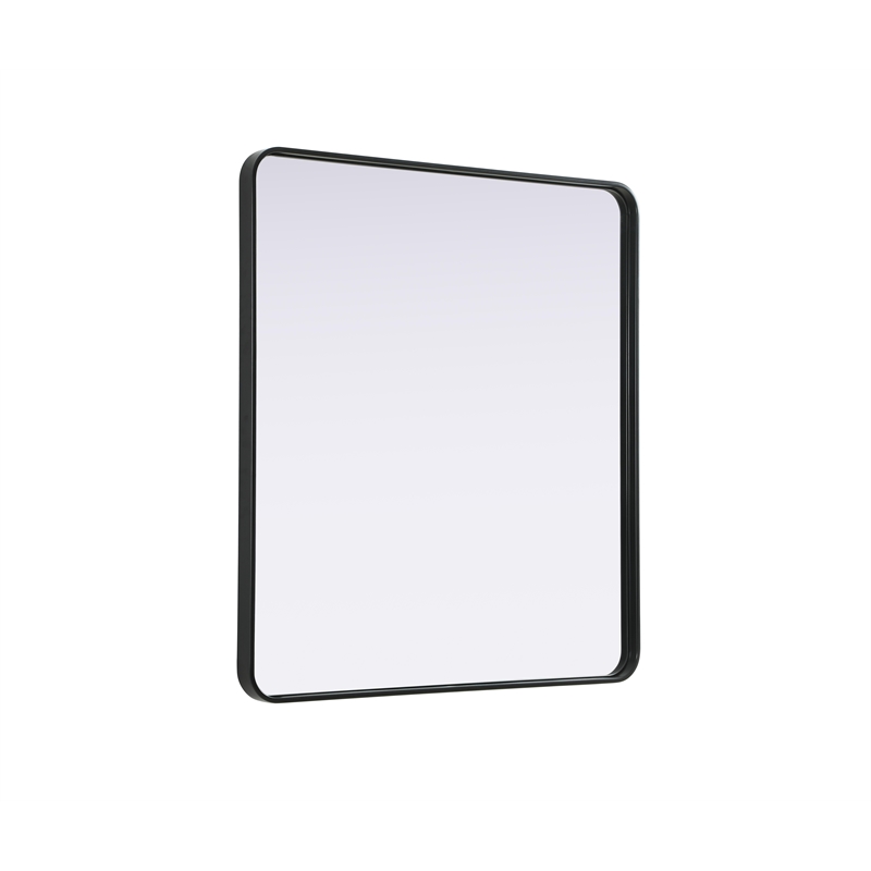 Elegant Decor Contour Metal Rectangle Mirror 36X40
