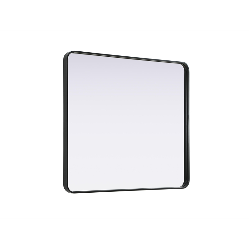 Elegant Decor Contour Metal Rectangle Mirror 36X40