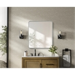 Elegant Decor Contour Metal Rectangle Mirror 36X40