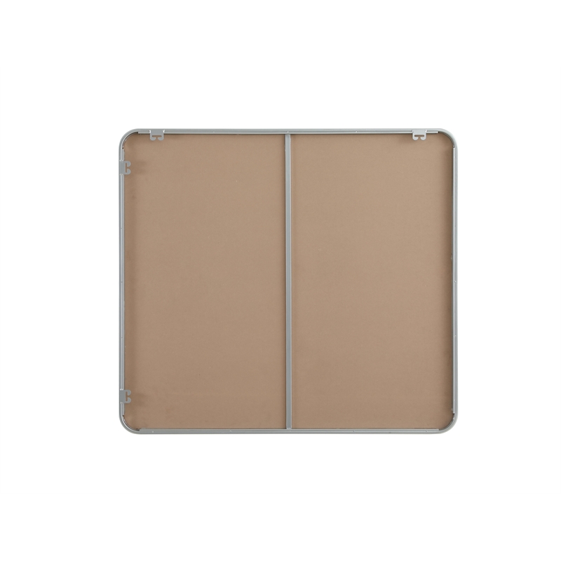 Elegant Decor Contour Metal Rectangle Mirror 36X40