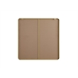 Elegant Decor Contour Metal Square Mirror 42X42 In Brass