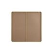 Elegant Decor Contour Metal Square Mirror 48X48 In Brass