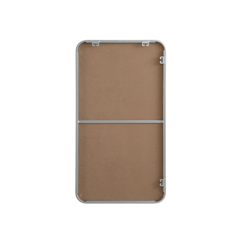 Elegant Decor Contour Metal Rectangle Mirror 20X36