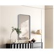 Elegant Decor Contour Metal Rectangle Mirror 20X36