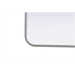 Elegant Decor Contour Metal Rectangle Mirror 20X36