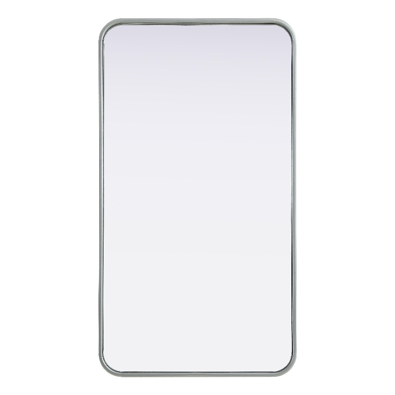 Elegant Decor Contour Metal Rectangle Mirror 20X36