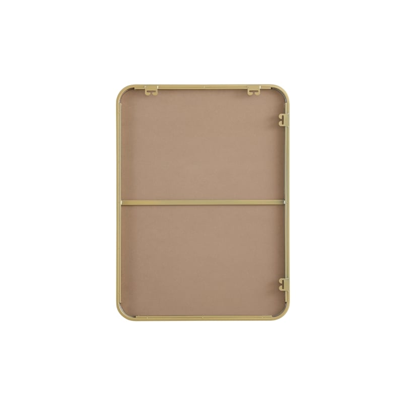 Elegant Decor Contour Metal Rectangle Mirror 22X30