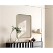 Elegant Decor Contour Metal Rectangle Mirror 22X30