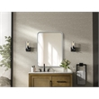 Elegant Decor Contour Metal Rectangle Mirror 22X30