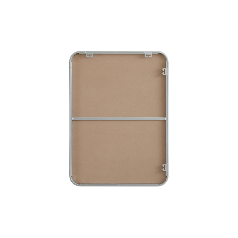 Elegant Decor Contour Metal Rectangle Mirror 22X30