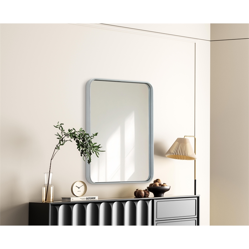 Elegant Decor Contour Metal Rectangle Mirror 22X30