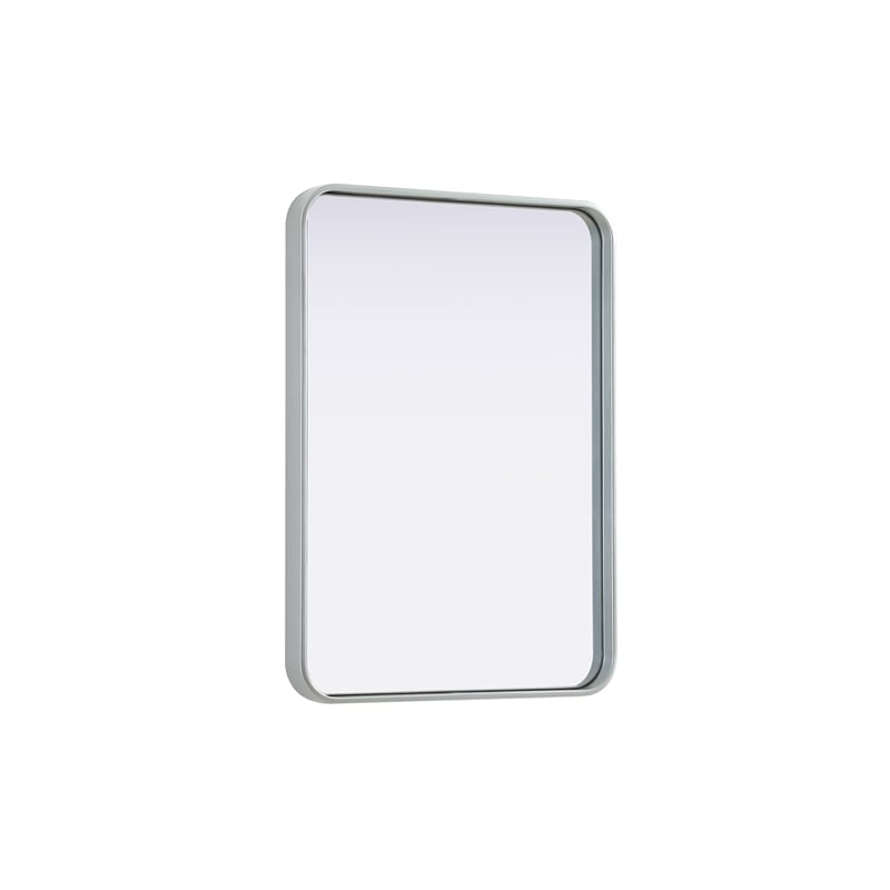 Elegant Decor Contour Metal Rectangle Mirror 22X30